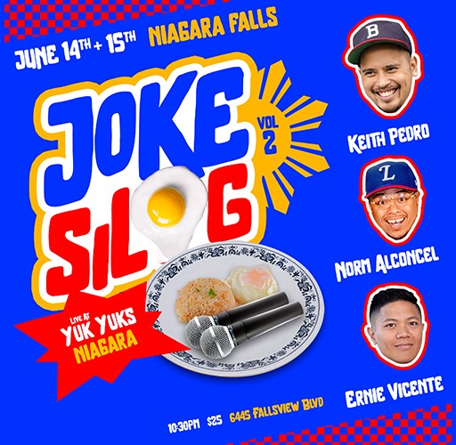 Joke Silog Niagara Comedy Shows at Yuk Yuk's Hotel Packages - Wyndham Garden Niagara Falls Fallsview