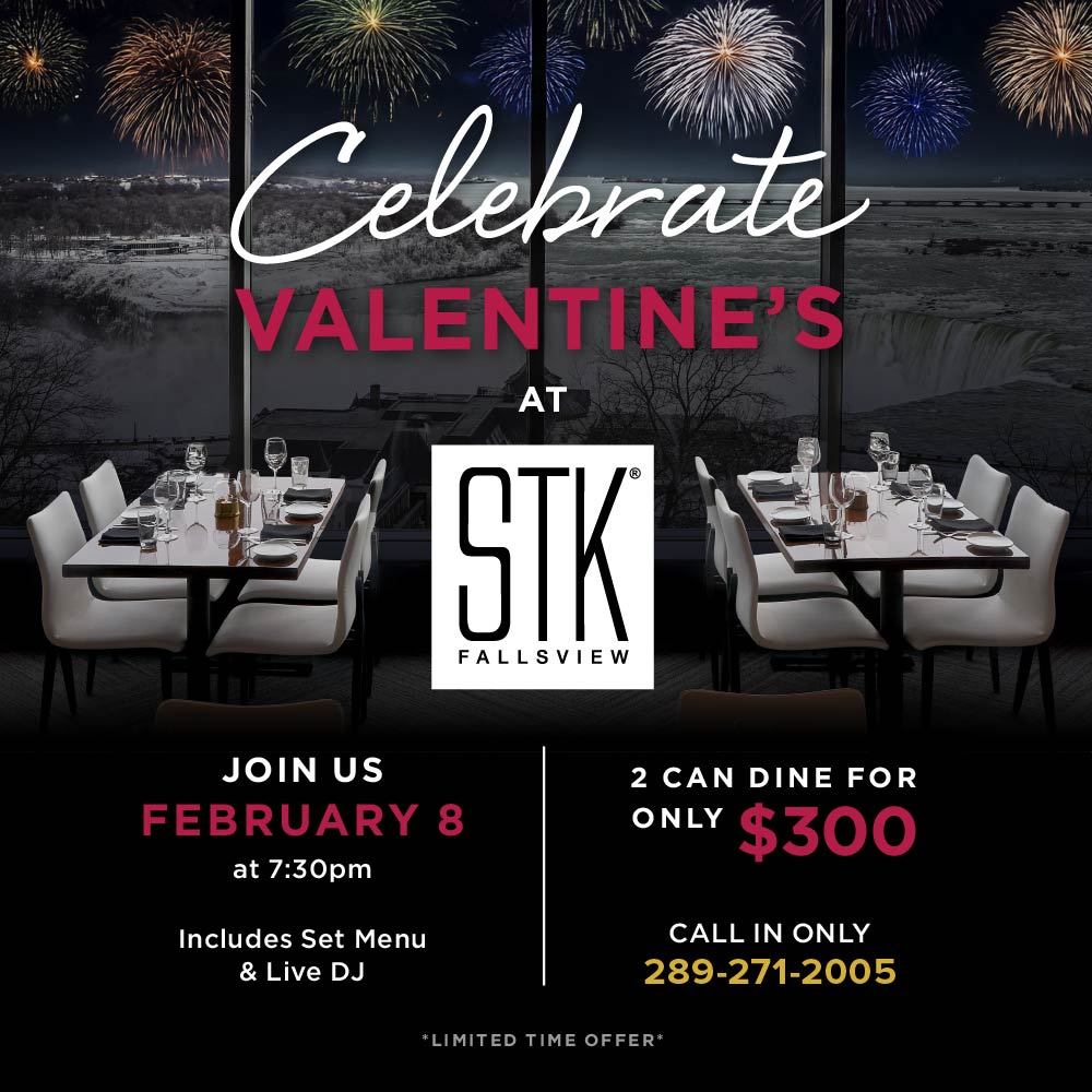 Celebrate Valentine's at STK Hotel Packages - Niagara Falls Valentine's Day