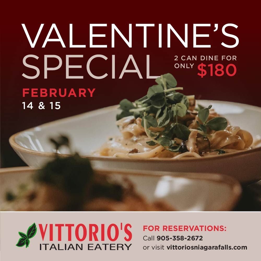 Savory Valentine's at Vittorio's Hotel Packages - Wyndham Fallsview Hotel